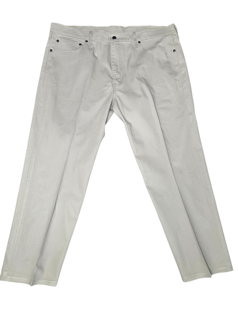 Levis 502 Khaki/Tan Taper Leg Mens Jeans 42x27.5‎